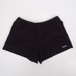 Patagonia Women's Black XS Running Athletic Shorts Drawstring Hidden Pocket